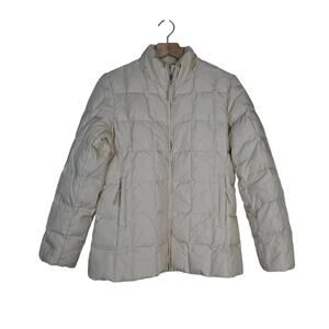 GAP Women's XS Vintage Cream Puffer Jacket